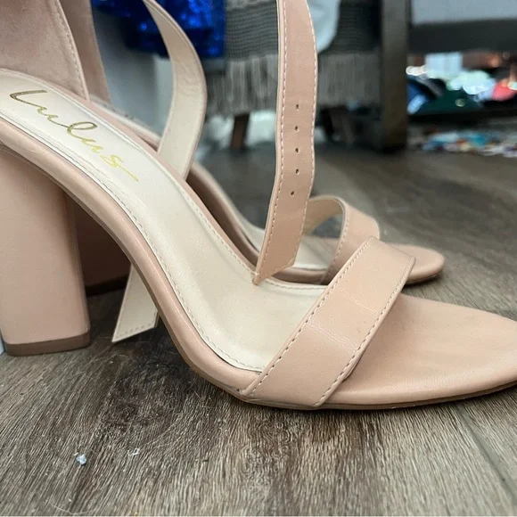 Lulus Nude Heels - Picture 2 of 3